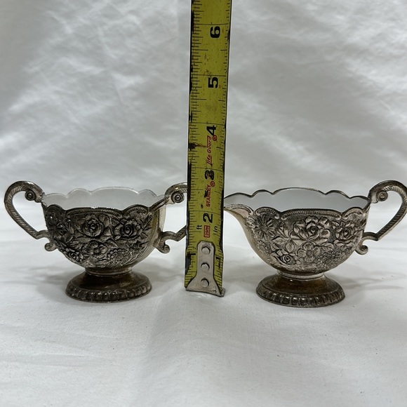Creamer and sugar set with serving tray - Picture 6 of 9